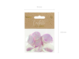 Metallic Konfetti Kreise 15g irisierend