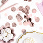 Metallic Konfetti Kreise 15g rose gold