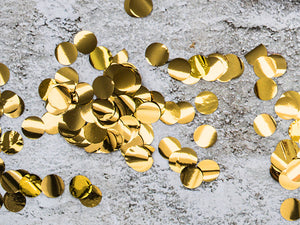 Metallic Konfetti Kreise 15g KONS45-019 golden
