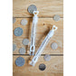 Konfetti Kreise Glitzer Silber Mix 6g