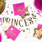Konfetti Princess gold pink 4gr.