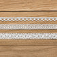 Spitzenband 3-fach 4,5m weiß