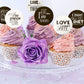 Cupcake Deko Süsse Liebe 6 Stück