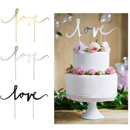 Tortendeko Cake Topper love 17cm