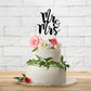 Tortendeko Cake Topper MR&MRS schwarz