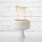 Tortendeko Cake Topper It´s my Party goldmetallic