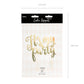 Tortendeko Cake Topper It´s my Party goldmetallic