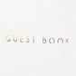 Hochzeits Gästebuch weiß "Guest Book better together"