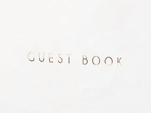 Hochzeits Gästebuch weiß "Guest Book better together"