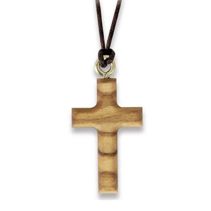 Kette Holzkreuz aus Olivenholz