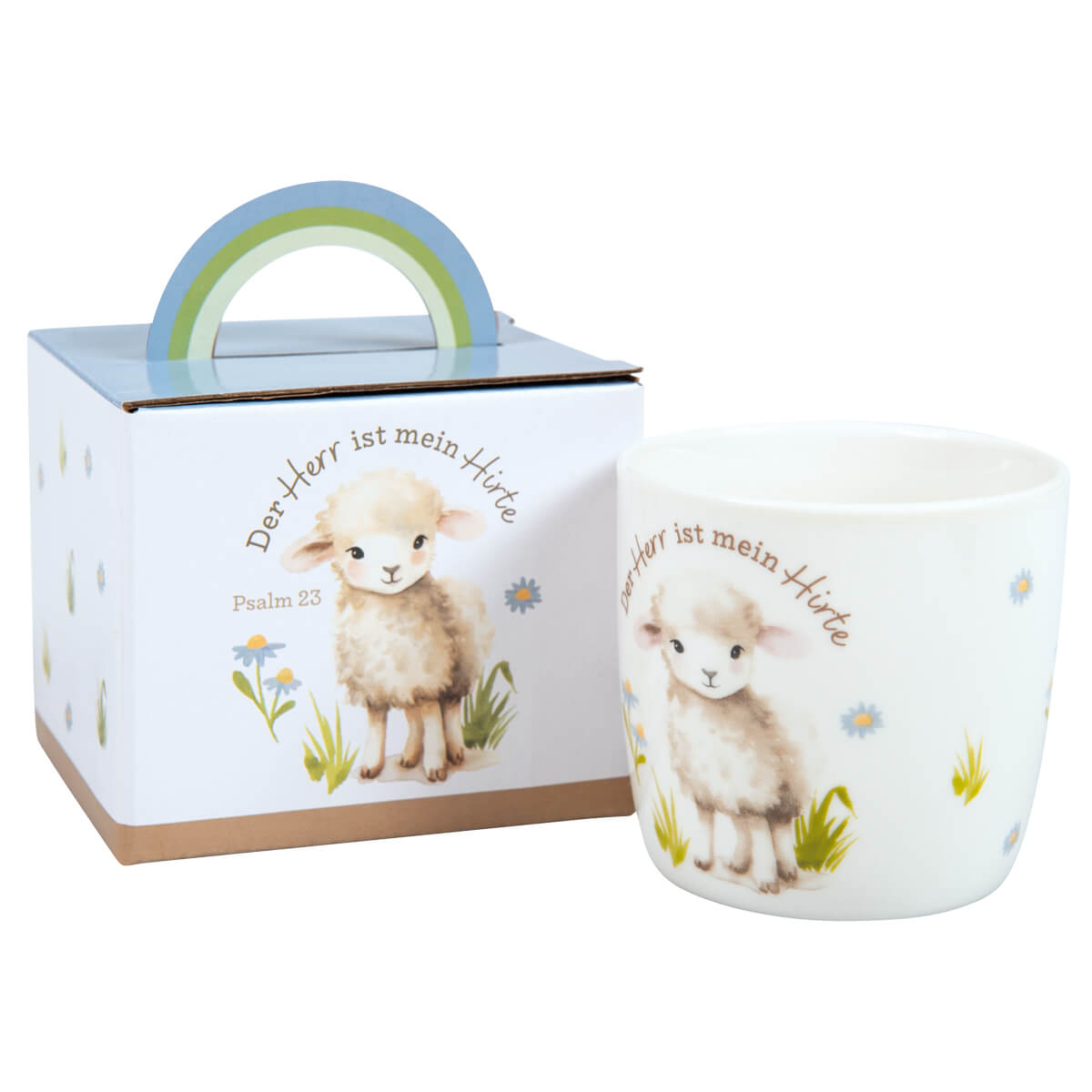 Kindertasse Schäfchen "Der Herr ist mein Hirte"