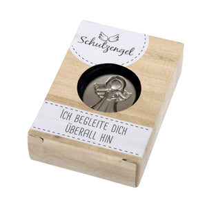 Medaille Schutzengel "Ich begleite dich überall hin"