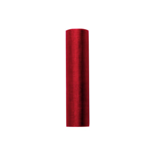 Tischläufer Organzastoff 16cm x 9m rot