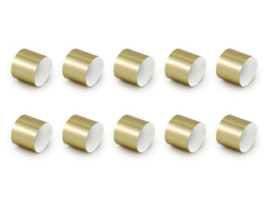 Serviettenringe aus metallischem Papier 10 Stück goldmetallic