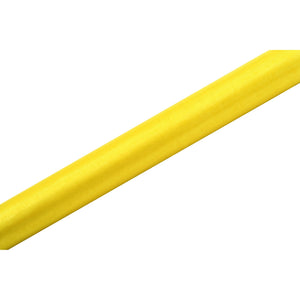 Organzastoff 36cm x 9m gelb Tischband Tischdeko