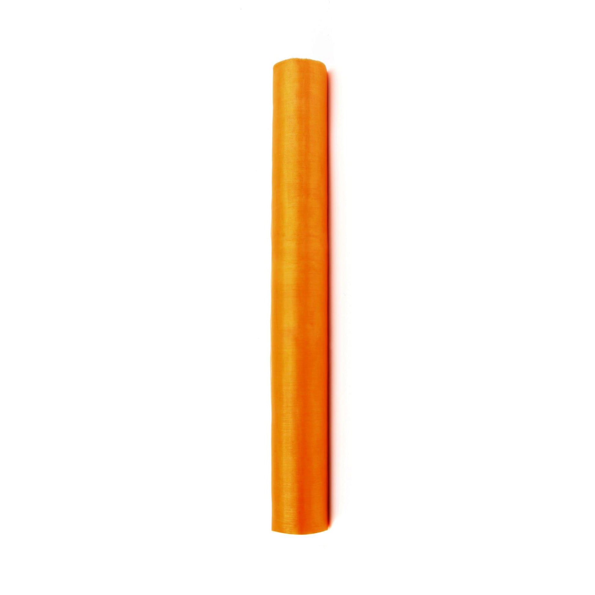 Organzastoff 36cm x 9m orange Tischband Tischdeko