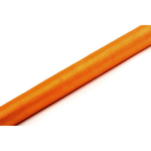 Organzastoff 36cm x 9m orange Tischband Tischdeko