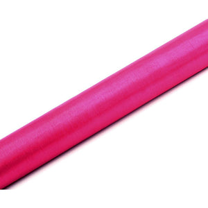 Organzastoff 36cm x 9m pink Tischband Tischdeko