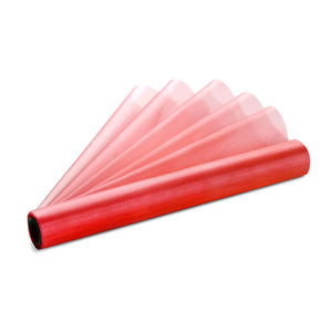 Organzastoff 36cm x 9m rot Tischband Tischdeko