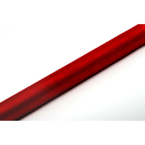 Organzastoff 36cm x 9m rot Tischband Tischdeko