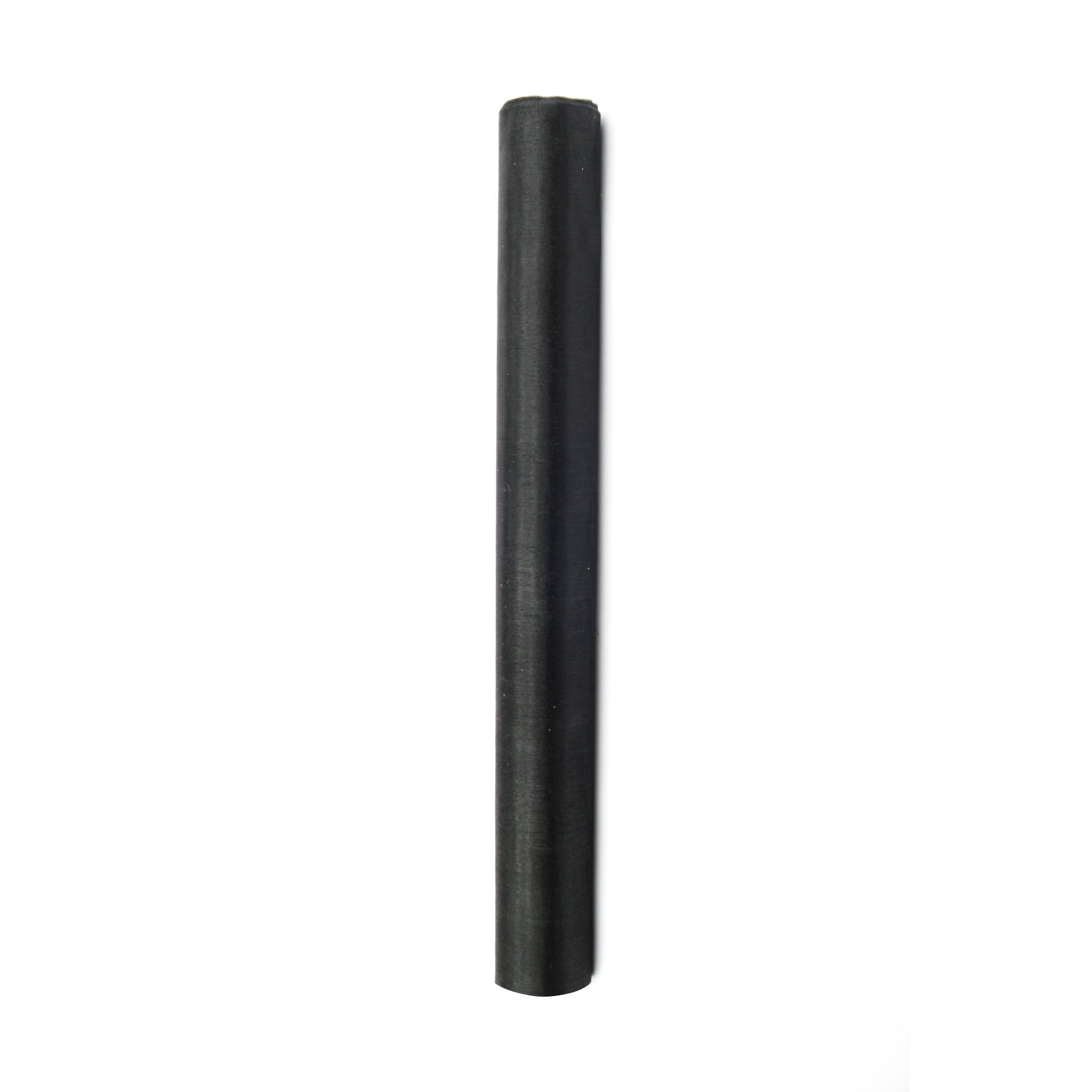 Organzastoff 36cm x 9m schwarz Tischband Tischdeko