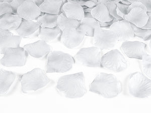 rosenblätter hochzeit silber