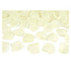 Textile Deko-Rosenblätter ca. 500 Stück - creme