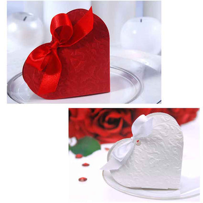 Herzschachteln für Hochzeits - Gastgeschenke 10 Stück