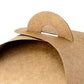 Geschenkboxen natur abgerundet 10er 8,5 cm