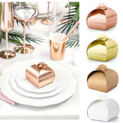 Geschenkschachteln rundlich 10 Stück