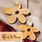Holzblume 20x21x3cm personalisiertes Geschenk