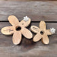 Holzblume aus Mangoholz 15cm | Personalisiertes Geschenk