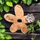 Holzblume 20x21x3cm personalisiertes Geschenk