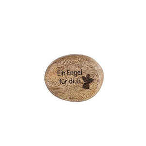 Holz Handschmeichler in Steinform | Ein Engel für dich