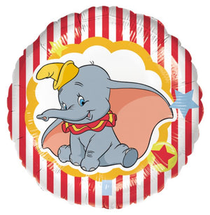 Folienballon rund Dumbo Der fliegende Elefant