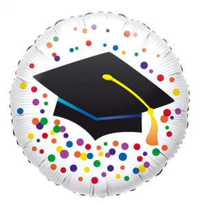 Folienballon rund Graduation Doktorhut