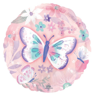 Folienballon rosa Butterfly
