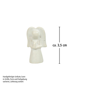 Figur Speckstein Betender Engel mini, Farbe rosa