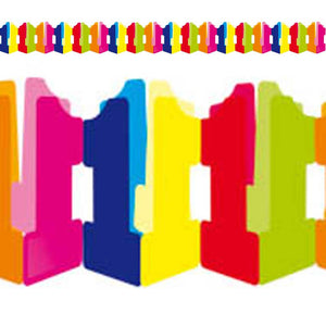 Papiergirlande,Geburtstagsgirlande,Partygirlande,Girlande