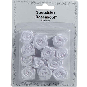 Streudeko "Rosenkopf" 12er-Set 2,5cm