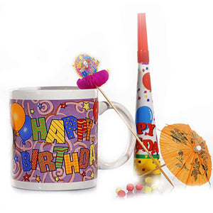 Geburtstags-TASSE  "ballons" 350ml