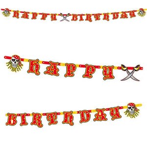 Piraten Textkette red pirat 2,5m