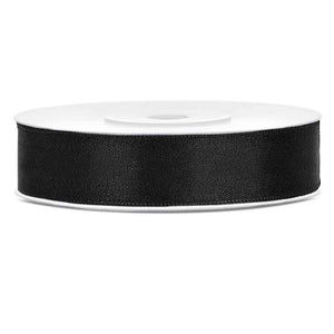 Satinband schwarz
