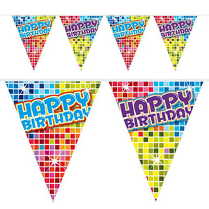 Wimpelkette,Girlande,Geburtstag,Dekoration,Zahl,Jubliäum,Birthday Blocks,Happy Birthday,bunte Girlande,Geburtstagsgirlande