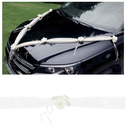 Hochzeitsdeko Motorhaube