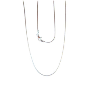 Schlangenkette aus Sterlingsilber 45 cm Silberkette