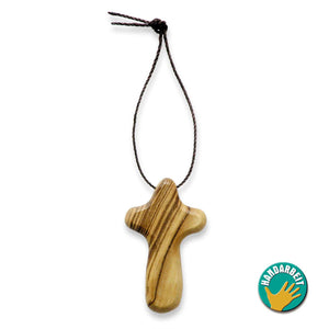 Kreuz Handschmeichler aus Olivenholz 3x5 cm