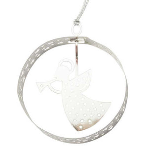 Deko-Anhänger Baumschmuck "Engel", rund 5 cm