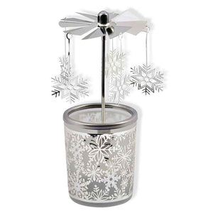 Teelicht Karussell "Schneeflocke" 15cm