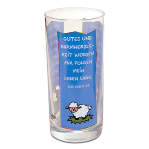 Trinkglas "Wolli", Psalm 23, 0,25 ltr. in Einzelverpackung